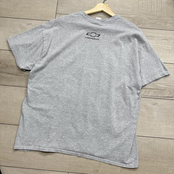 Y2K Camaro ZL1 Graphic T-Shirt Sz XL Gray USA Flag Muscle Car Tee Gildan Cotton - Picture 5 of 7